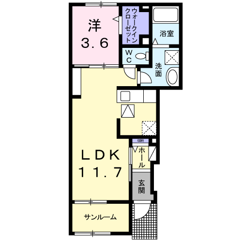 山口県山口市大内氷上４ 山口駅 1LDK アパート 賃貸物件詳細