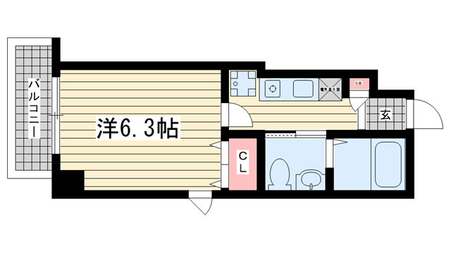 兵庫県神戸市東灘区森南町２ 甲南山手駅 1K マンション 賃貸物件詳細