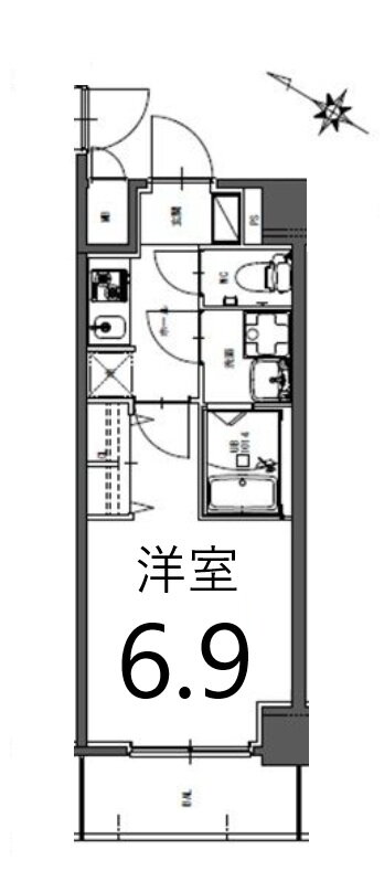 愛知県名古屋市熱田区旗屋町 熱田神宮西駅 1K マンション 賃貸物件詳細