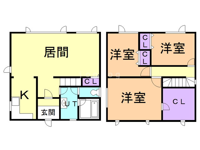 北海道江別市上江別東町 江別駅 3LDK 一戸建て 賃貸物件詳細