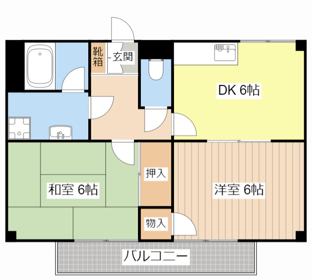 滋賀県彦根市高宮町 南彦根駅 2DK アパート 賃貸物件詳細