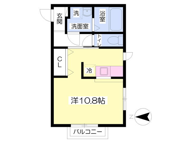 宮城県仙台市青葉区荒巻中央 北山駅 ワンルーム アパート 賃貸物件詳細