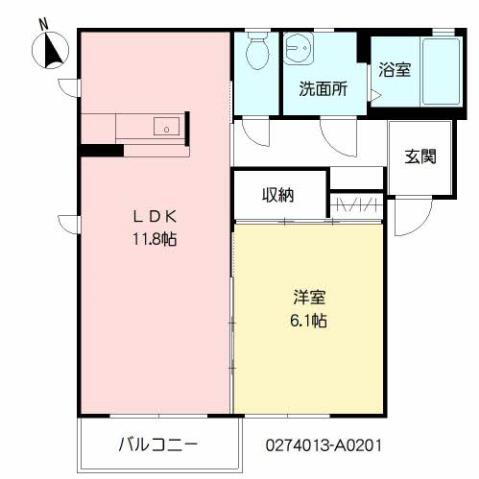 福岡県小郡市大崎 西鉄小郡駅 1LDK アパート 賃貸物件詳細