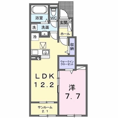 群馬県前橋市天川大島町 前橋大島駅 1LDK アパート 賃貸物件詳細