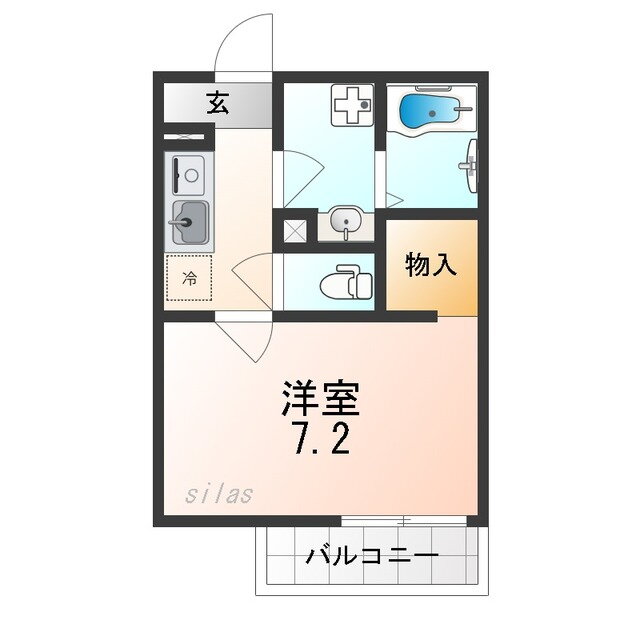 大阪府池田市天神２ 石橋阪大前駅 1K アパート 賃貸物件詳細