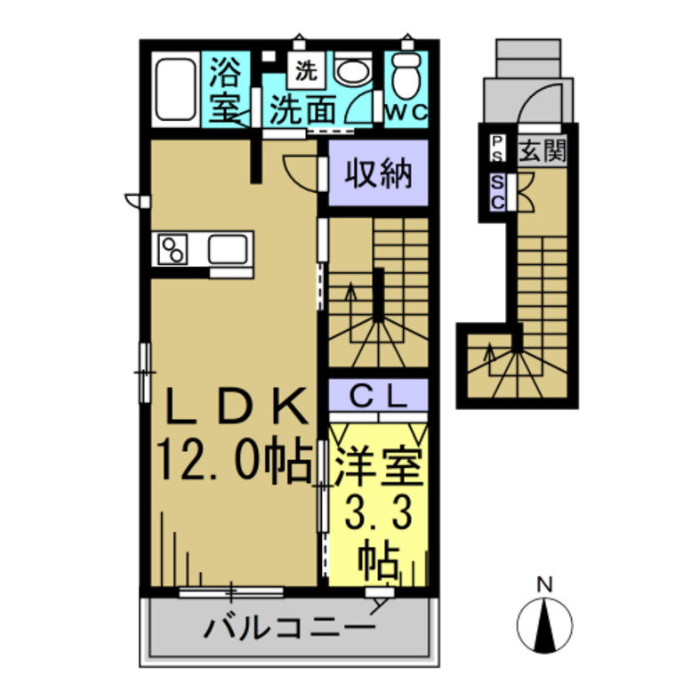 愛知県知多郡東浦町大字生路字生片山 石浜駅 1LDK アパート 賃貸物件詳細