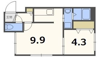 北海道札幌市西区西町北７ 発寒南駅 1LDK マンション 賃貸物件詳細
