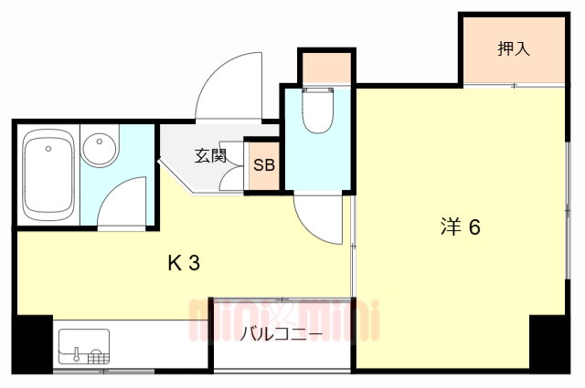 兵庫県尼崎市武庫川町４ 武庫川駅 1K マンション 賃貸物件詳細