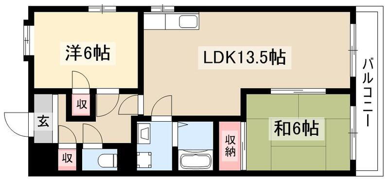 愛知県名古屋市守山区新城 瓢箪山駅 2LDK マンション 賃貸物件詳細