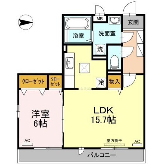 岡山県岡山市北区番町１ 1LDK アパート 賃貸物件詳細