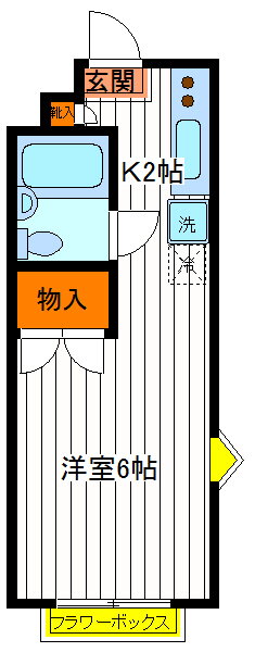 東京都立川市高松町２ 立川駅 1K アパート 賃貸物件詳細