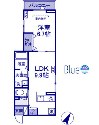 神奈川県横浜市港南区笹下７ 港南中央駅 1LDK アパート 賃貸物件詳細