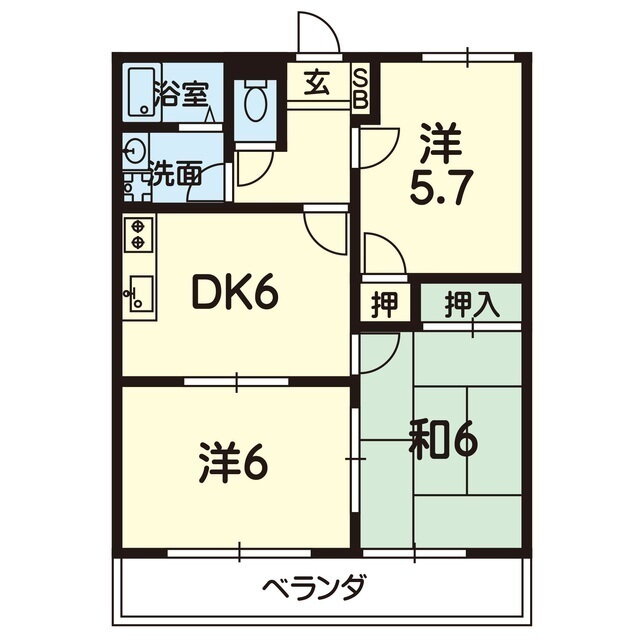 熊本県菊池郡大津町大字平川 3DK マンション 賃貸物件詳細