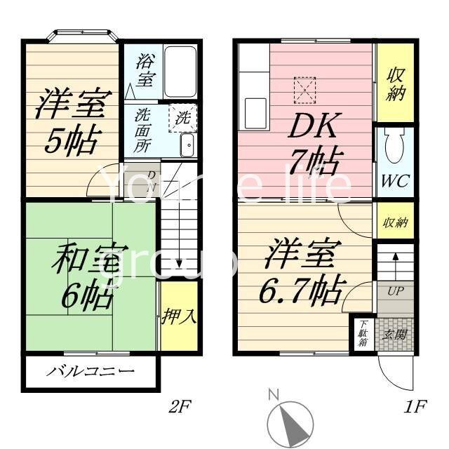 神奈川県平塚市日向岡１ 平塚駅 3DK アパート 賃貸物件詳細