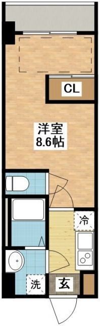 長崎県長崎市文教町 若葉町駅 1K マンション 賃貸物件詳細