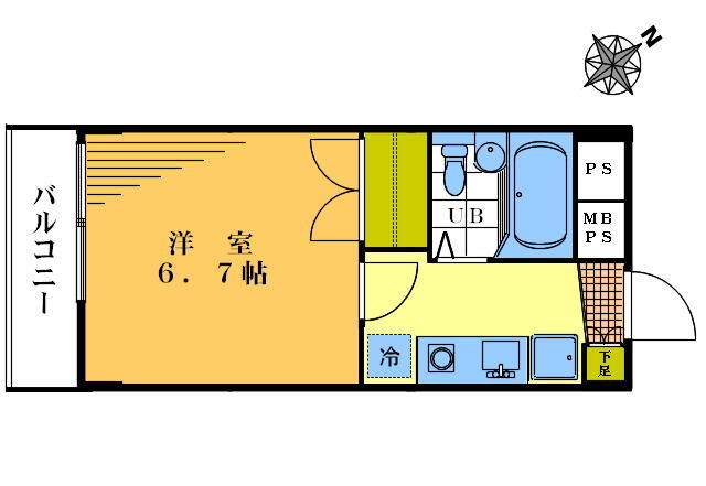 東京都新宿区北新宿４ 東中野駅 1K マンション 賃貸物件詳細