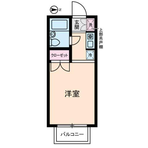 富士ハウス 2階 ワンルーム 賃貸物件詳細