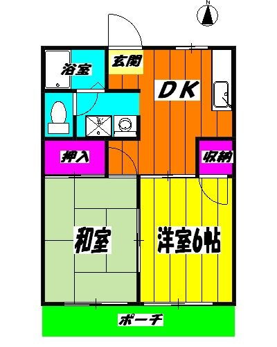 千葉県松戸市緑ケ丘１ 松戸駅 2DK アパート 賃貸物件詳細