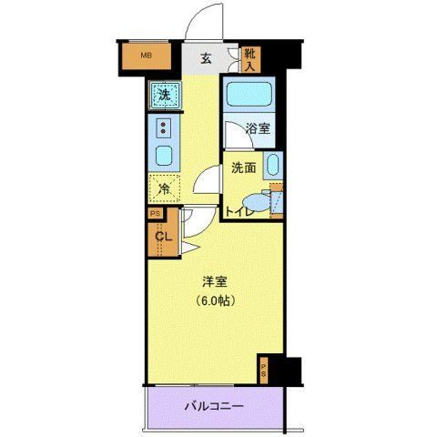 ＫＮＯＴＳ新丸子 5階 1K 賃貸物件詳細
