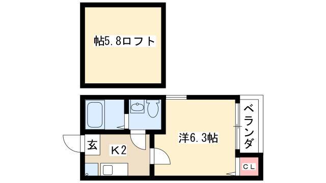 愛知県名古屋市中村区大秋町３ 本陣駅 1K アパート 賃貸物件詳細