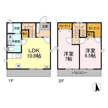 齋藤様方貸家 2LDK 賃貸物件詳細