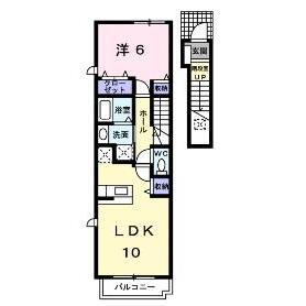 広島県福山市新涯町６ 福山駅 1LDK アパート 賃貸物件詳細