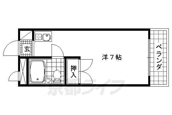 京都府京都市右京区嵯峨大覚寺門前八軒町 嵯峨嵐山駅 1K マンション 賃貸物件詳細