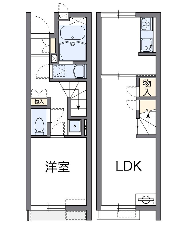 埼玉県鴻巣市人形１ 鴻巣駅 1LDK アパート 賃貸物件詳細