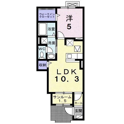 青森県三沢市春日台３ 1LDK アパート 賃貸物件詳細