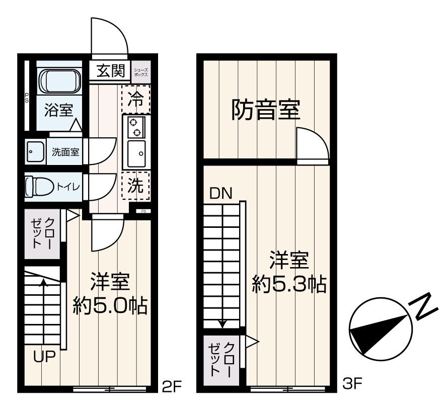 東京都豊島区長崎４ 東長崎駅 2SK アパート 賃貸物件詳細
