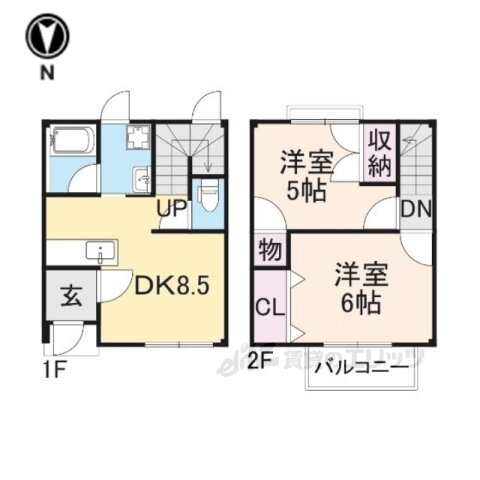 滋賀県彦根市西今町 南彦根駅 2LDK 一戸建て 賃貸物件詳細