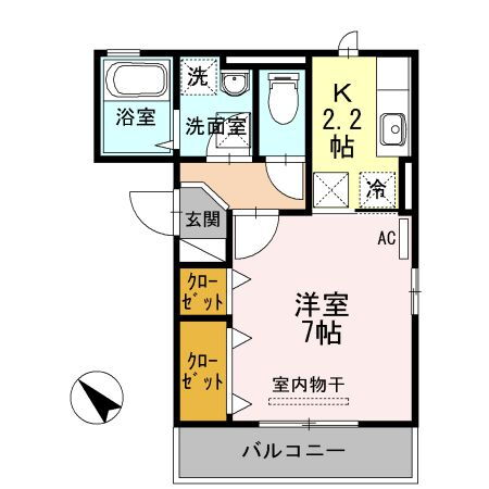 山口県宇部市中央町２ 宇部新川駅 1K アパート 賃貸物件詳細