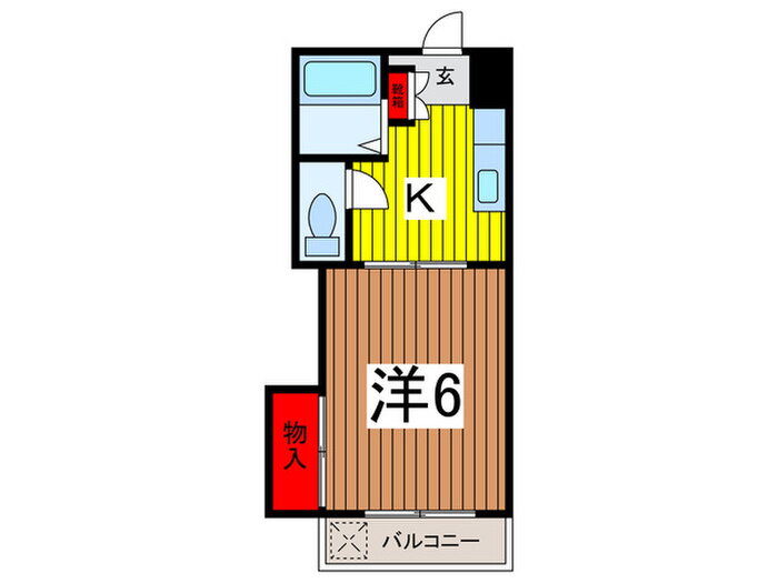 埼玉県さいたま市浦和区東仲町 浦和駅 1K マンション 賃貸物件詳細
