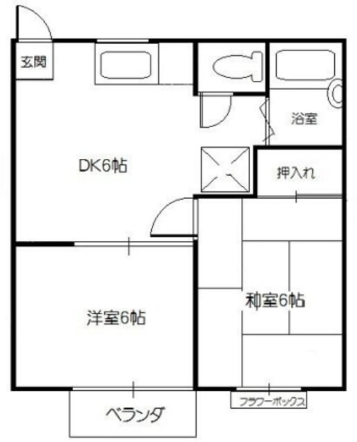 神奈川県藤沢市大庭 辻堂駅 2DK アパート 賃貸物件詳細
