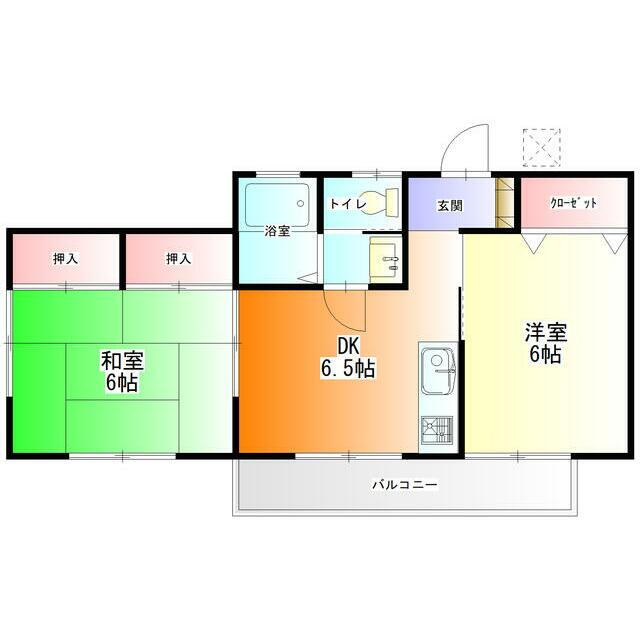 神奈川県平塚市平塚２ 平塚駅 2DK アパート 賃貸物件詳細
