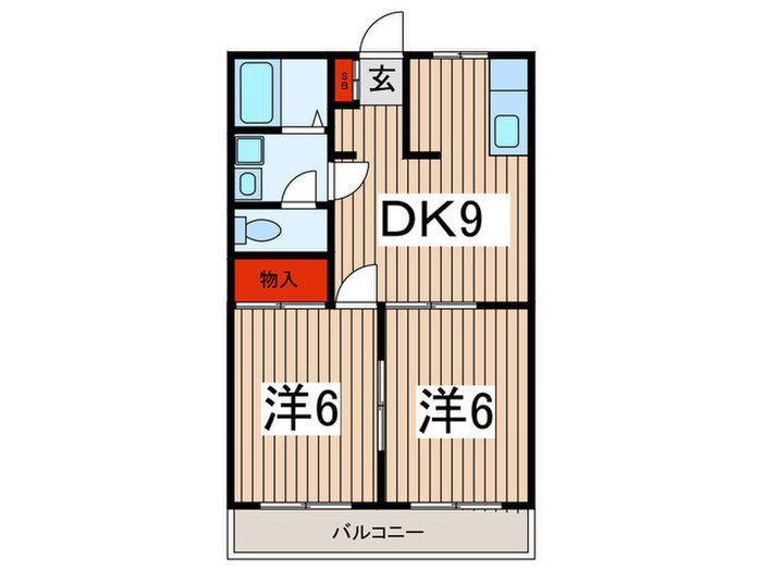 埼玉県さいたま市桜区道場２ 南与野駅 2DK アパート 賃貸物件詳細