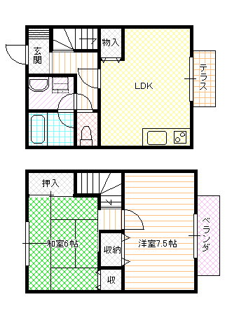 兵庫県加古郡播磨町南野添２ 播磨町駅 2LDK アパート 賃貸物件詳細