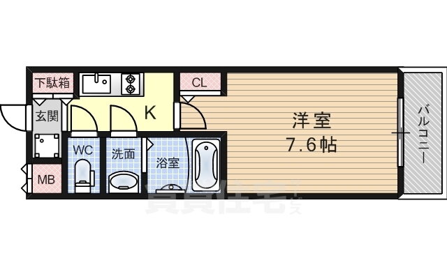 大阪府大阪市淀川区加島３ 加島駅 1K マンション 賃貸物件詳細