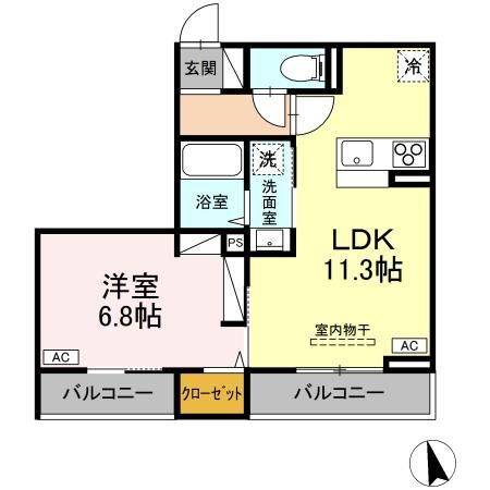 東京都小金井市本町５ 武蔵小金井駅 1LDK アパート 賃貸物件詳細