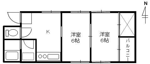 埼玉県さいたま市中央区鈴谷１ 南与野駅 2DK アパート 賃貸物件詳細