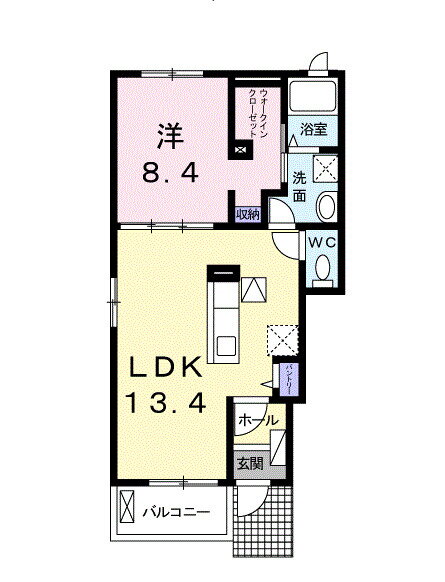 熊本県八代市竹原町 新八代駅 1LDK アパート 賃貸物件詳細