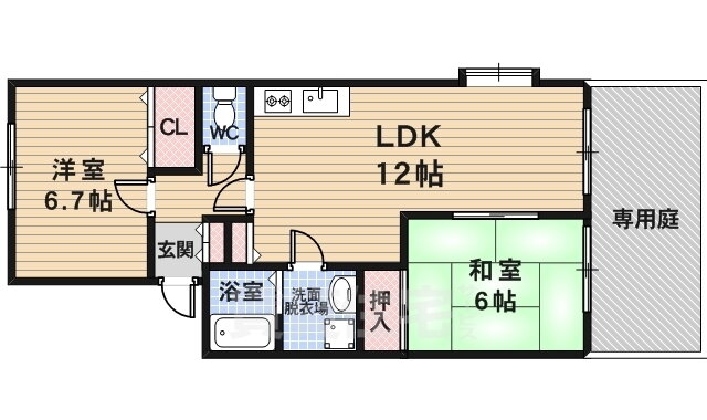 大阪府柏原市安堂町 安堂駅 2LDK アパート 賃貸物件詳細