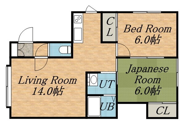 北海道札幌市東区北丘珠三条１ 2LDK アパート 賃貸物件詳細