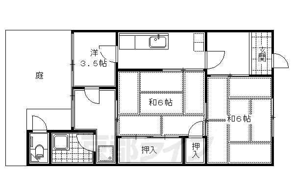 京都府京都市伏見区桃山町正宗 近鉄丹波橋駅 3K 一戸建て 賃貸物件詳細