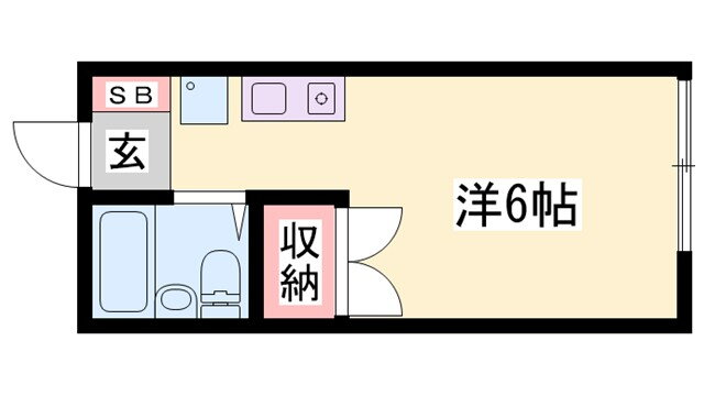 兵庫県姫路市書写 姫路駅 1K アパート 賃貸物件詳細