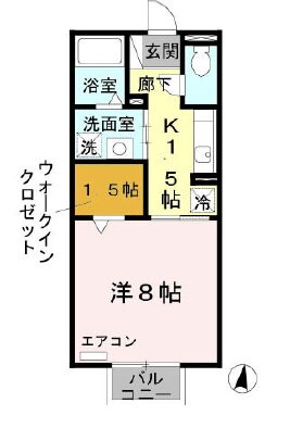 兵庫県姫路市飾磨区阿成 手柄駅 1K アパート 賃貸物件詳細