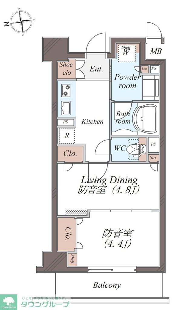 東京都府中市住吉町２ 中河原駅 1K マンション 賃貸物件詳細