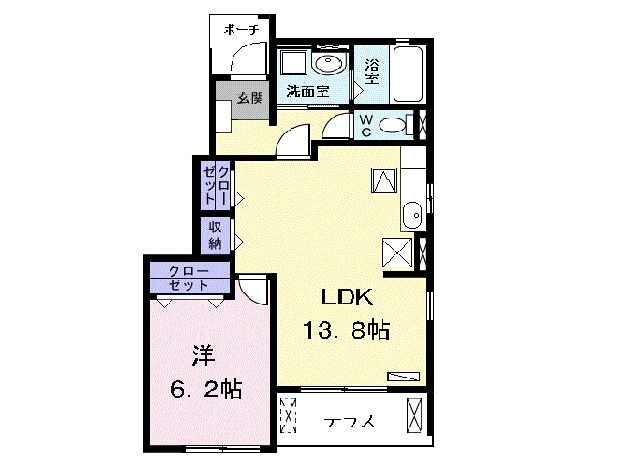 愛知県海部郡大治町大字北間島字大道 中村公園駅 1LDK アパート 賃貸物件詳細