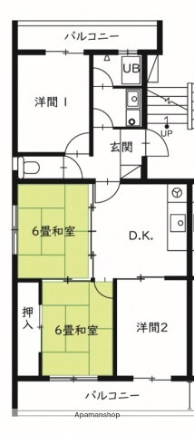 幸本マンション 3階 4DK 賃貸物件詳細