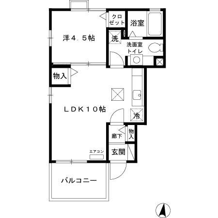 神奈川県茅ヶ崎市みずき３ 香川駅 1LDK アパート 賃貸物件詳細